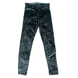 Old Navy Kids girl's Velvet pants straight leg size 8 green